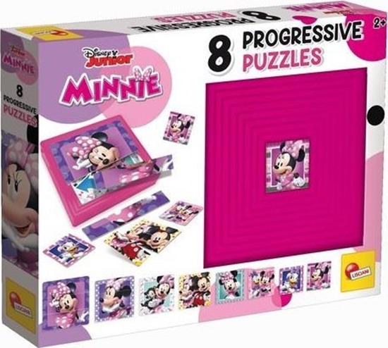 Изображение Lisciani LISCIANI PUZZLE PROGRESYWNE 8 MINNIE