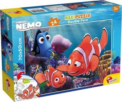 Изображение Lisciani Puzzle dwustronne 24el Maxi Gdzie jest Nemo 74112