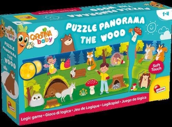 Picture of Lisciani Ukadanka Carotina Baby Puzzle panorama - Las