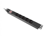 Picture of Listwa zasilająca  rack PDU 19 cali 1U  16A 5x230V  2m czarna C14