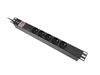 Picture of Listwa zasilająca  rack PDU 19 cali 1U 16A 5x230V 2m czarna