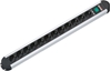 Picture of Bachmann socket strip ALU 12-way, 45°, with switch, 1,75m