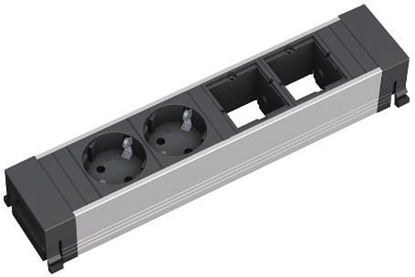 Picture of Bachmann CONFERENCE TOP FRAME Medium insert 2x earthing contact 2x ABD