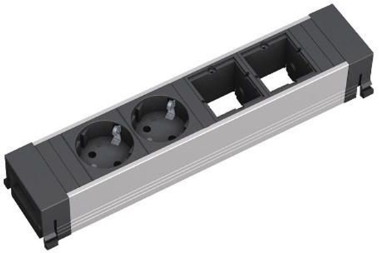 Picture of Bachmann CONFERENCE TOP FRAME Medium insert 2x earthing contact 2x ABD