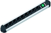 Picture of Bachmann PRIMO socket strip 9x earthing contact, aluminium, with switch, 1.75 m