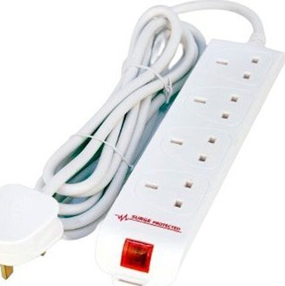 Изображение Listwa zasilajca MicroConnect 4-way UK Surge Protected