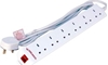 Picture of Listwa zasilajca MicroConnect 6-way UK Surge Protected