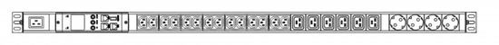 Picture of Listwa zasilajca Energenie Listwa zasilajca SMART 42U 1f - 14 x IEC C13 + 6 x IEC C19 + 4 x CEE 7/5, monitoring rodowiskowy i energii (PZZ-14C13-6C19-4EU)