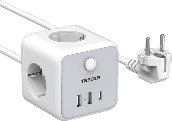 Picture of Tessan TESSAN TS-301-C-GR power strip