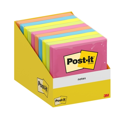 Picture of Līmlapiņas Post-it®, 76 x 76 mm, 100 lapiņu, dažādās krāsās