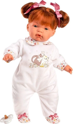Picture of Llorens Llorens 13854 Lalka Joelle 38 cm z mikkim brzuszkiem rude wosy