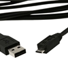 Picture of Logilink USB micro-B 180, 1.8m Micro-USB B, USB A, 1.8 m, Black