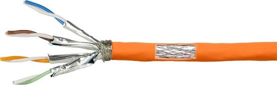 Picture of LogiLink Logilink Verlegekabel S/FTP Cat7 AWG23 1000MHz orange 200,0m