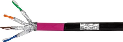 Изображение LogiLink Logilink Erdverlegekabel S/FTP Cat7 AWG23 1000MHz schw. 100m