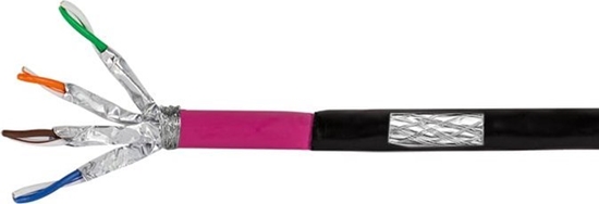 Изображение LogiLink Logilink Erdverlegekabel S/FTP Cat7 AWG23 1000MHz schw. 100m