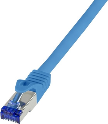 Изображение LogiLink Logilink Patchkabel Ultraflex, Cat.6A, S/FTP, blau, 3 m