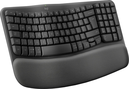 Изображение Logitech Wave Keys keyboard RF Wireless + Bluetooth QWERTY US International Graphite