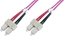 Picture of LOGON AL5SCSC01I/4I kabel InfiniBand / wiatowodowy 1 m 2x SC Róowy