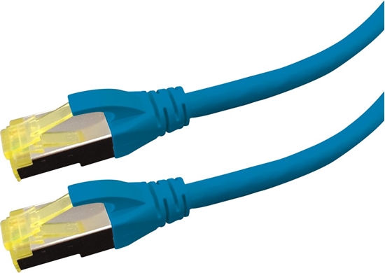 Изображение LOGON PREMIUM APR6A100B kabel sieciowy Niebieski 10 m Cat6a S/FTP (S-STP)
