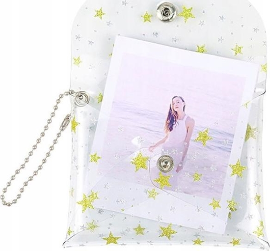 Изображение LoveInstant Futera Etui na Zdjcia do Fujifilm INSTAX Mini 11 9 8 7 Zote gwiazdy