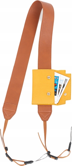 Picture of LoveInstant Pasek Na Szyj Rami + Etui Zdjcia Do Fuji Instax Mini 12 40 11 8 9 99 Evo / Brzowy