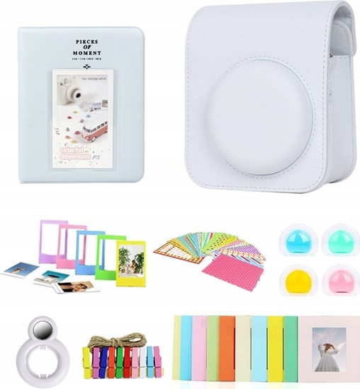 Picture of LoveInstant Zestaw 8w1 Akcesoria Do Fujifilm Instax Mini 12 / Biay