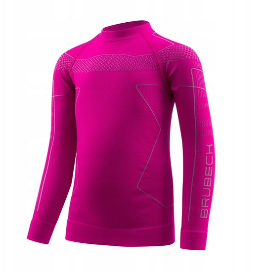 Изображение LS1611K Bluza dziecica THERMO KIDS fuksjowy/szary 92/98