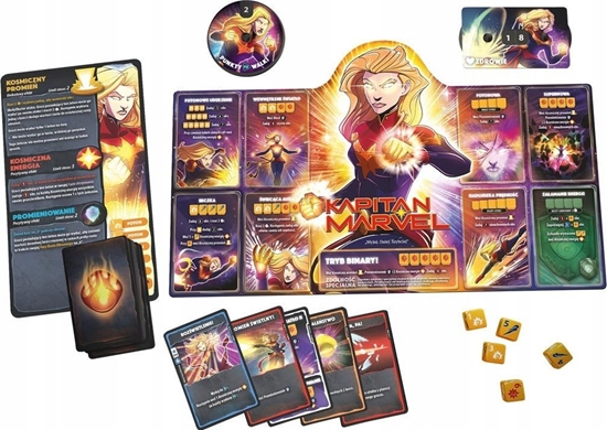 Изображение Lucky Duck Games Gra Dice Throne Marvel: Box 2 (Czarna Pantera, Kapitan Marvel, Doktor Strange, Czarna Wdowa)