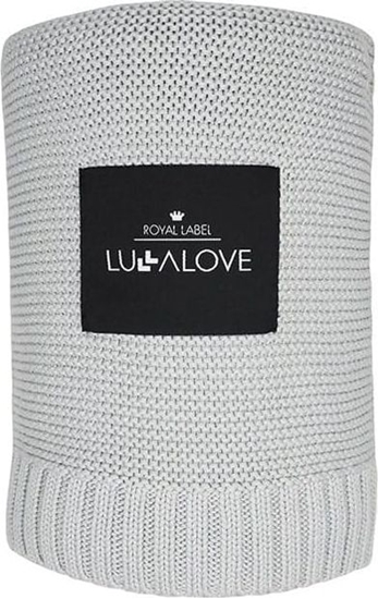 Picture of LullaLove Bambusowy kocyk 80x100 cm Glamour Gray Lullalove