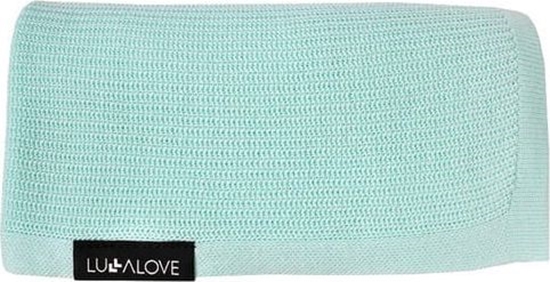 Picture of LullaLove Lekki, dzianinowi kocyk - mgieka Mint 90x90 Mita Lullalove