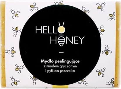 Изображение LullaLove Peelingujce mydo z pykiem pszczelim i miodem 100g