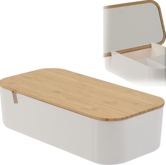 Picture of Lusterko kosmetyczne Bathroom Solutions Lusterko KOSMETYCZNE z pojemnikiem na kosmetyki, biuteri, drobiazgi, organizer azienkowy