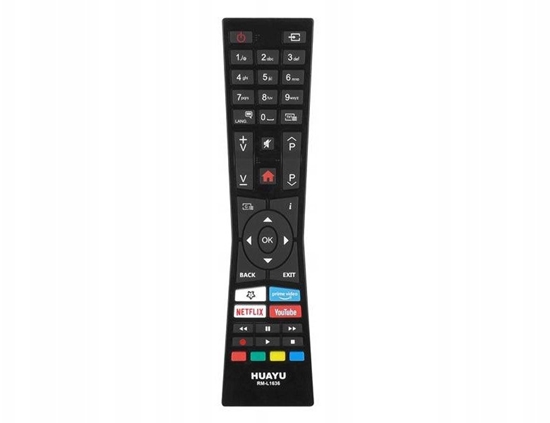 Изображение LXP1636 TV pults TV LCD VESTEL,HYUNDAI,TELEFUNKEN RM-L1636 NETFLIX,YOUTUBE PRIME VIDEO