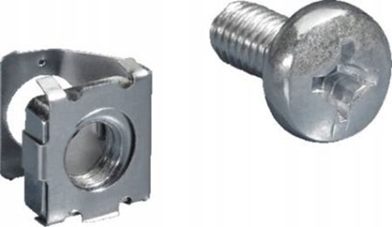 Picture of m_Rittal RITTAL Spring nuts with screws for T-slot mounting angle M6 x 10 mm 50 pc(s) - 7000990