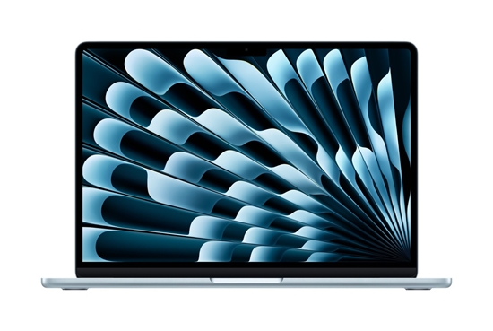 Изображение MacBook Air 13,6 cali: M4 10/10, 16GB, 512GB, 35W - Niebieski - MC6T4ZE/A/P1/D1