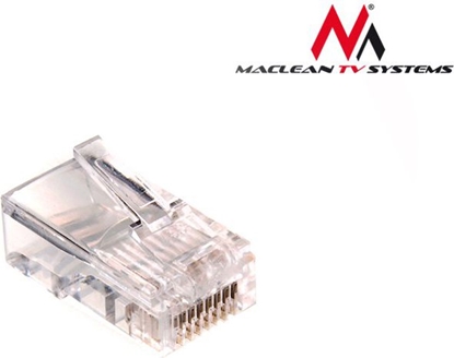 Picture of Maclean Wtyk RJ45 8P8C 5e drut (MCTV-662) 100 szt