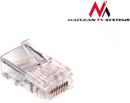 Picture of Maclean Wtyk RJ45 8P8C 5e drut (MCTV-662) 100 szt