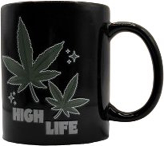 Picture of Mad Monkey - Tasse "High Life Weed" - mit Farbwechsel
