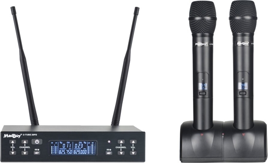Picture of MadBoy U-Tube 20PD wireless karaoke microphone pair