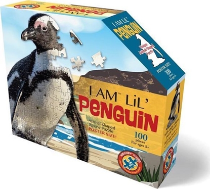Attēls no MADD CAPP MADD CAPP, Puzzle konturowe I AM LIL' - Pingwin 100 elem.