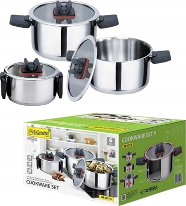 Picture of Maestro Zestaw garnków 6 elem. MAESTRO MR-3531-6