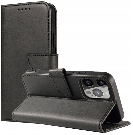 Picture of Magnet Case etui Samsung Galaxy S23 Ultra pokrowiec z klapk portfel podstawka czarne