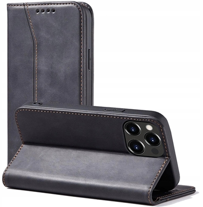 Picture of Magnet Fancy Case etui iPhone 14 Pro pokrowiec z klapk portfel podstawka czarne