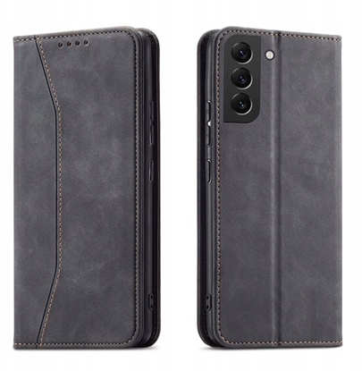 Picture of Magnet Fancy Case etui Samsung Galaxy S23+ pokrowiec z klapk portfel podstawka czarne