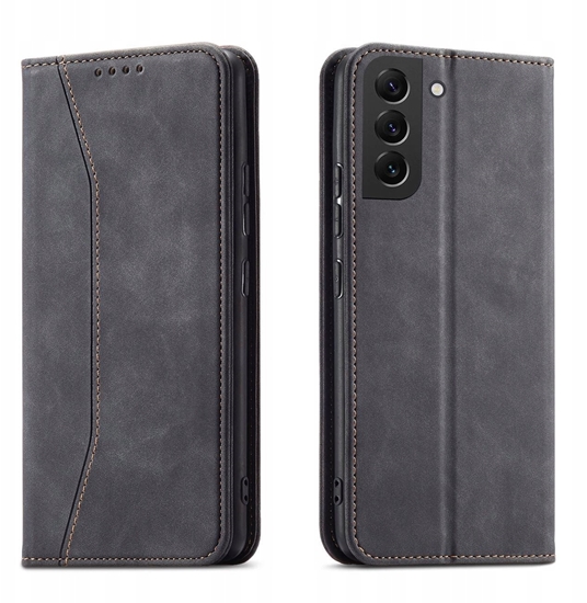 Picture of Magnet Fancy Case etui Samsung Galaxy S23+ pokrowiec z klapk portfel podstawka czarne