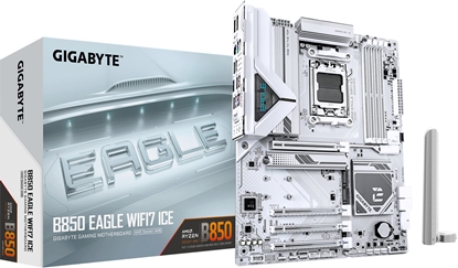 Attēls no Mainboard|GIGABYTE|AMD B850|SAM5|ATX|Memory DDR5|Memory slots 4|B850EAGLEWF7ICE
