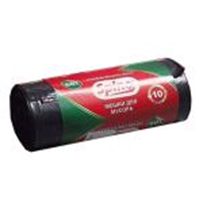 Attēls no Maisi atkritumu 60L/10gab. 33mic.,  LDPE,  60x86cm,  melni
