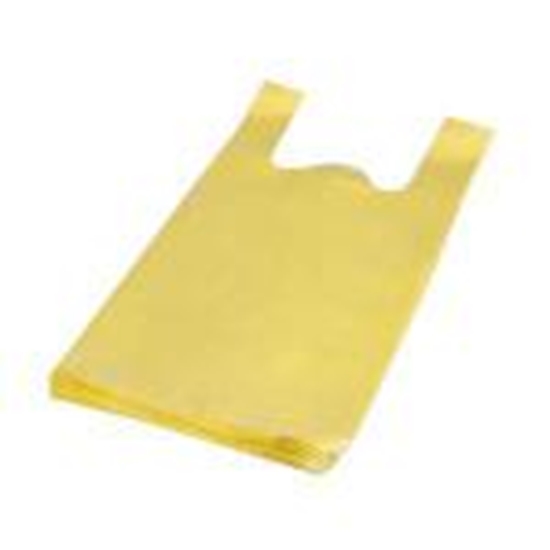 Picture of Maisiņi ar rokt.30x15x55,  12mik dzelteni 100gab,  HDPE