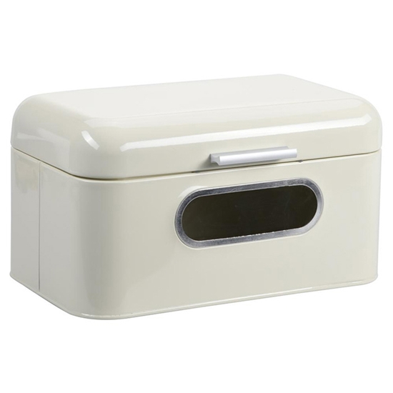 Picture of Maizes kaste metāla, krēmkrāsas 30x18x15cm