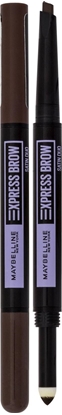 Attēls no Maybelline  Maybelline Express Brow Satin Duo Kredka do brwi 0,71g Dark Brown